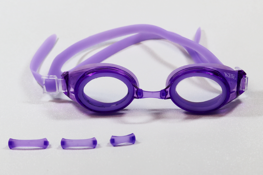 Swim Goggle Rx - Clear, Single Vision, standard Rx