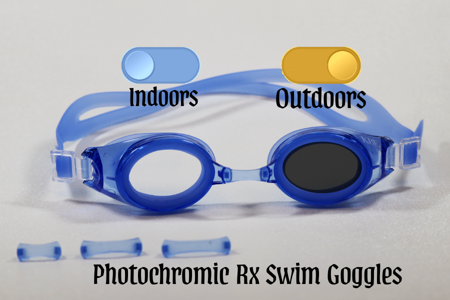 Swim Goggle Rx - Photochromic, Single Vision, standard Rx